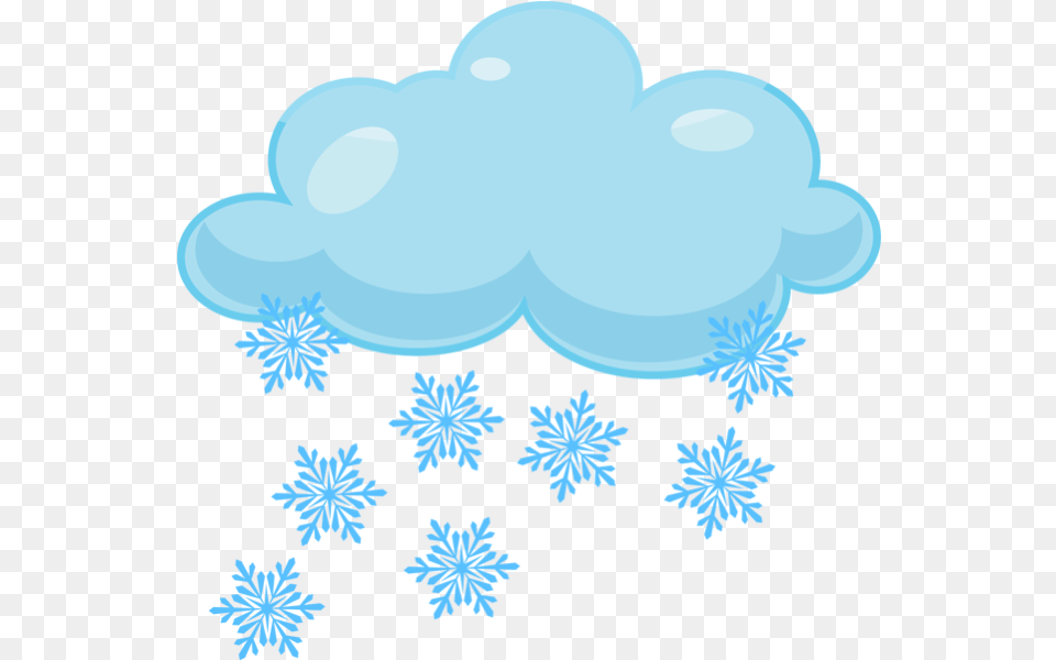 Clipart Clouds Snowing Transparent Snowing Clipart, Nature, Outdoors, Snow, Pattern Free Png