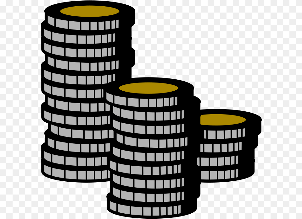 Clipart Coins Clip Art Poker Chip, City Free Png