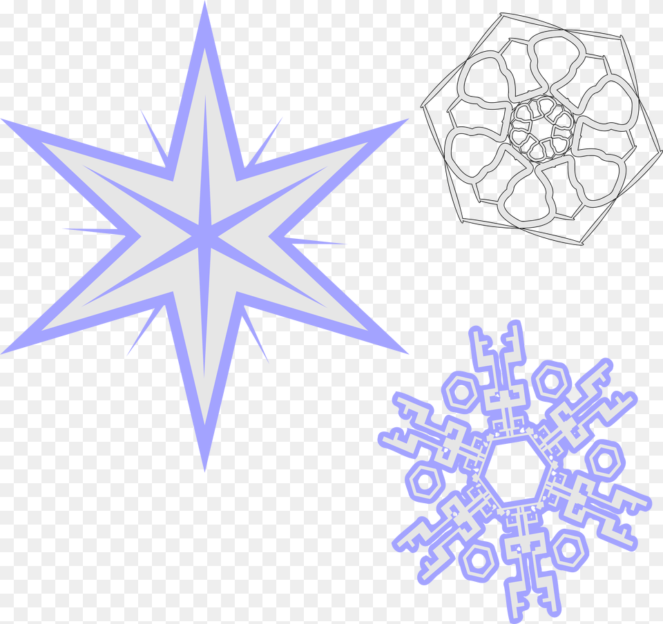 Clipart Collection Snowflakes Clipart Star Background, Nature, Outdoors, Snow, Snowflake Free Transparent Png