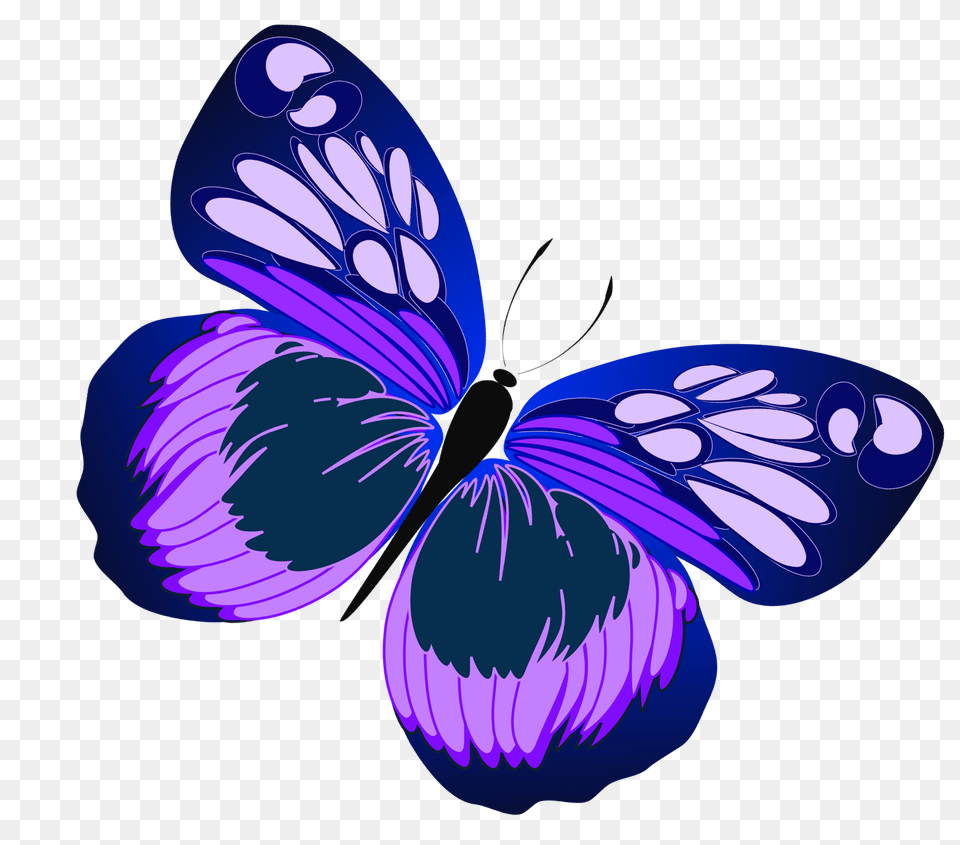 Clipart Colored Butterfly, Art, Flower, Graphics, Purple Free Png Download