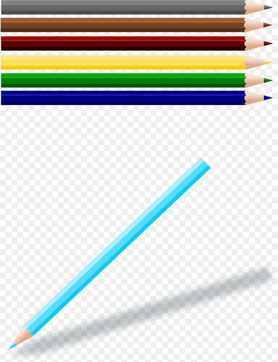 Clipart Colored Pencil, Blade, Razor, Weapon Free Png Download