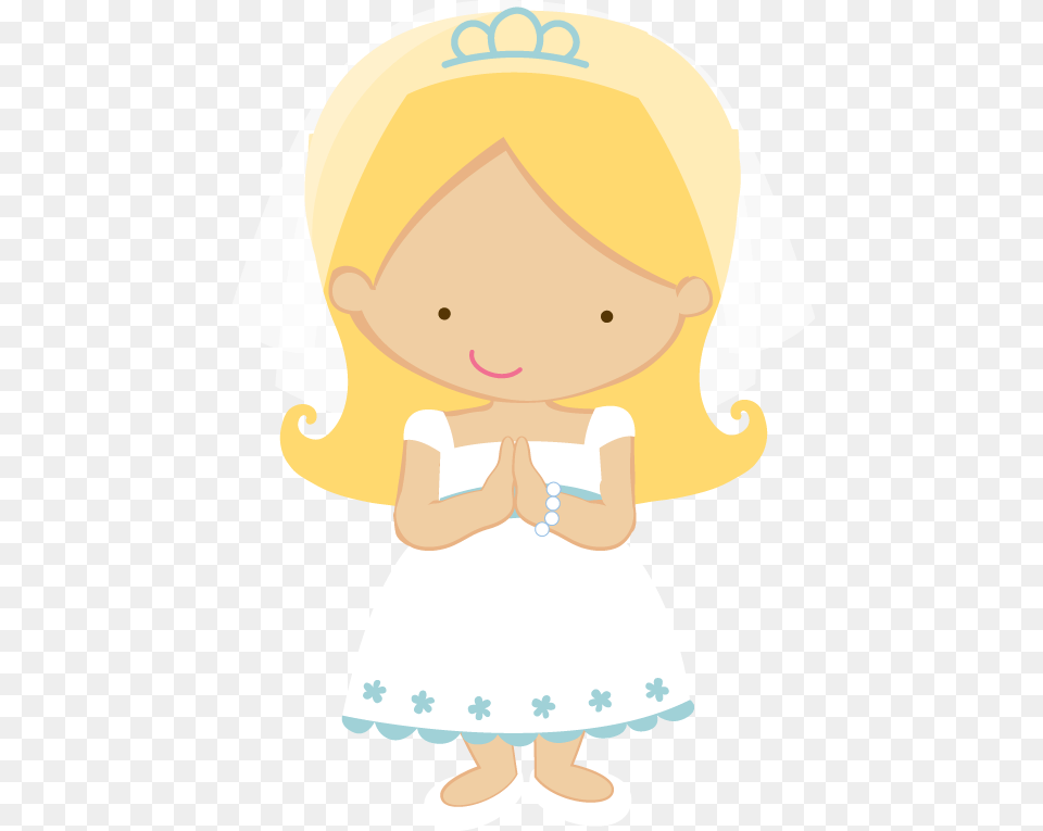 Clipart Communion Girl, Baby, Person, Toy Png