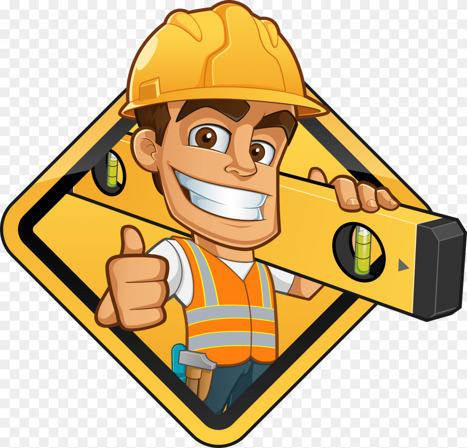 Clipart Construction Worker, Clothing, Hardhat, Helmet, Baby Free Png Download