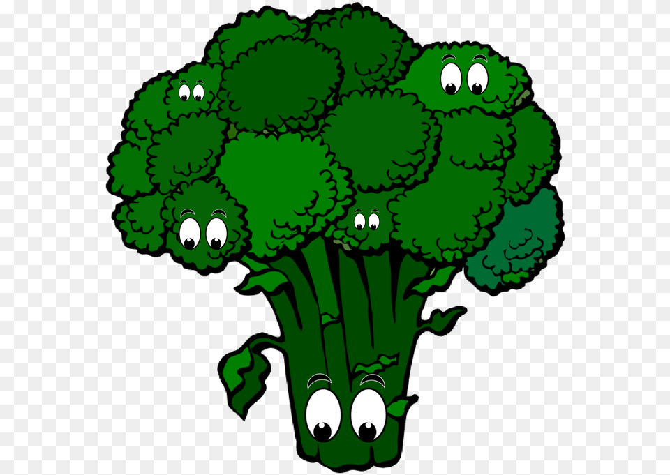 Clipart Cooked Broccoli Cartoon, Food, Plant, Produce, Vegetable Free Png