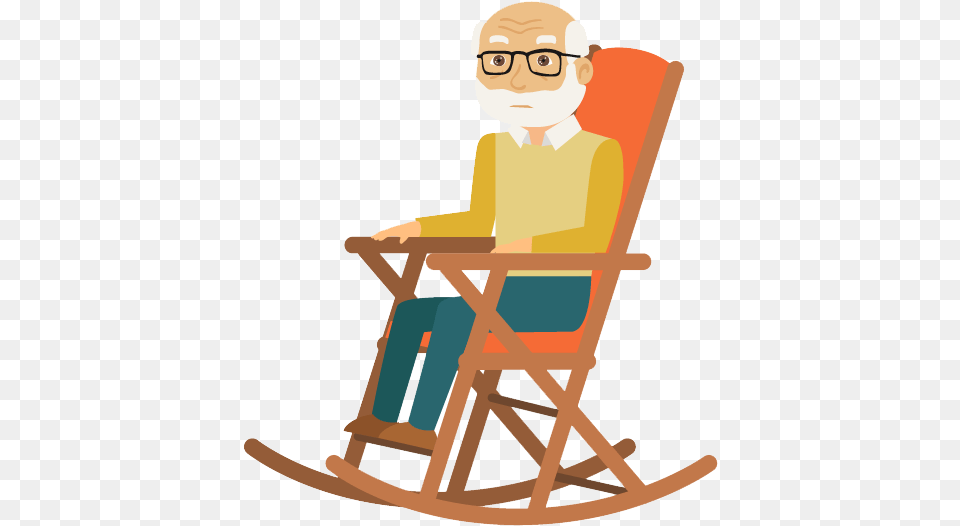 Clipart Copd Rocking Chair, Furniture, Person, Face, Head Png Image