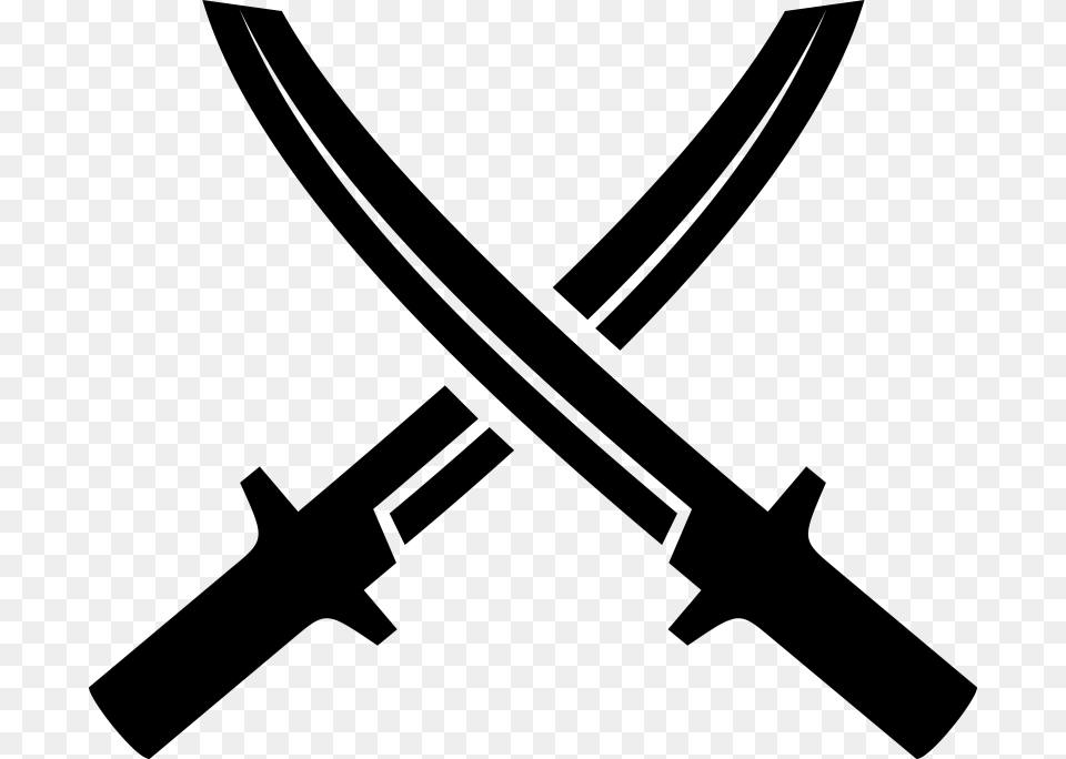 Clipart Cross Swords Sword Clipart, Gray Png