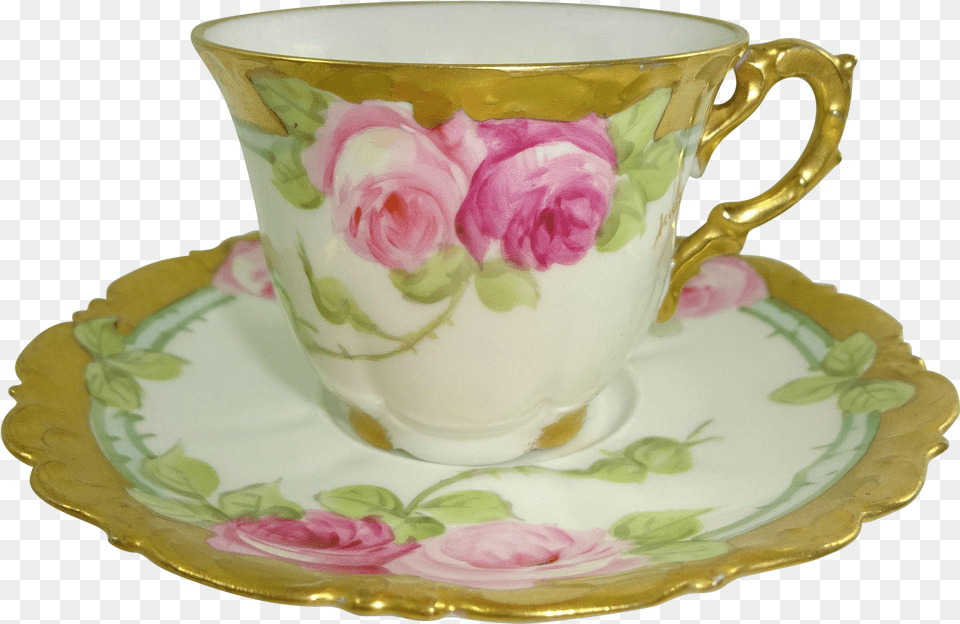 Clipart Cup English Teacup Teacup Fine China, Saucer, Flower, Plant, Rose Png Image