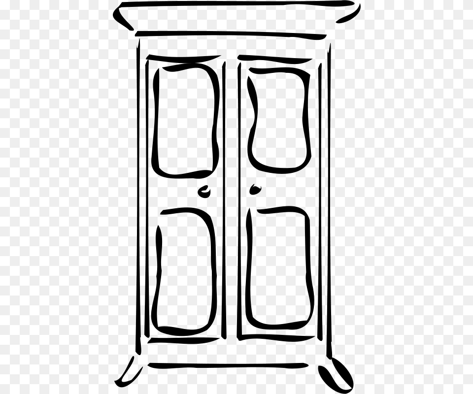 Clipart Cupboard Melwe, Gray Png Image