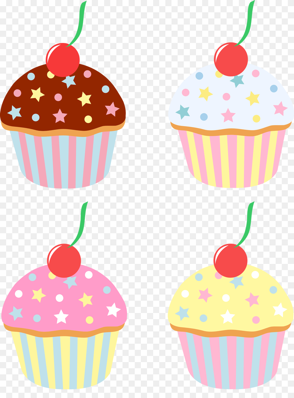Clipart Cupcakes, Food, Cake, Cream, Cupcake Png Image