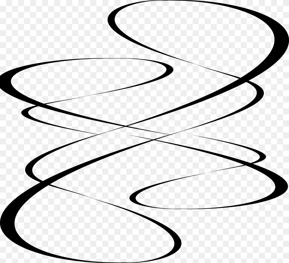 Clipart Curve Line Art, Gray Png Image