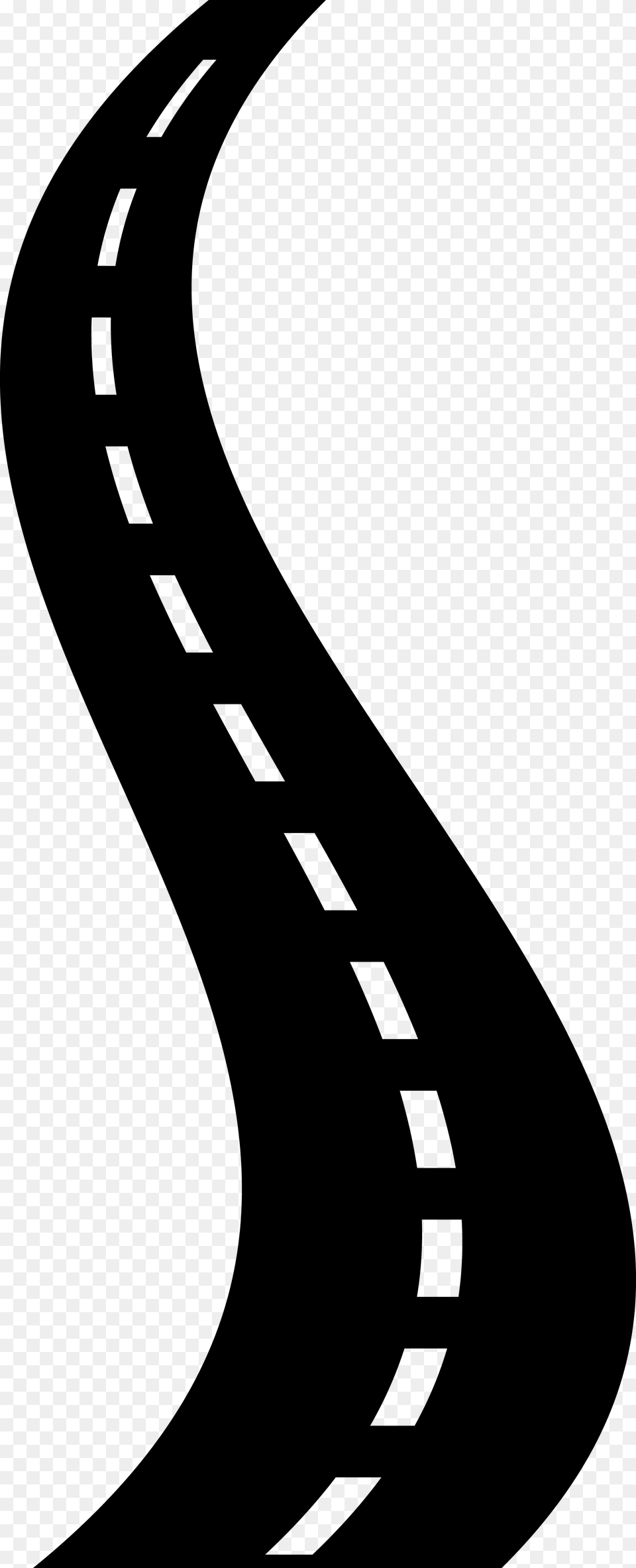 Clipart Curved Line White Pictures, Freeway, Highway, Road Free Png
