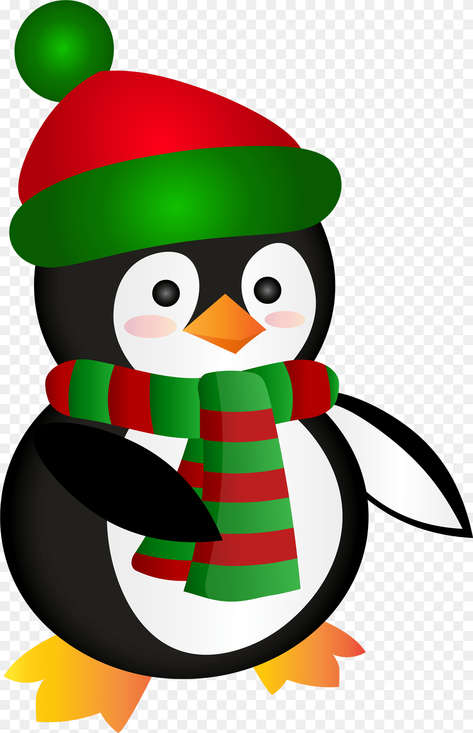 Clipart Cute Penguin Christmas Christmas Penguin, Outdoors, Nature, Snow, Snowman Png