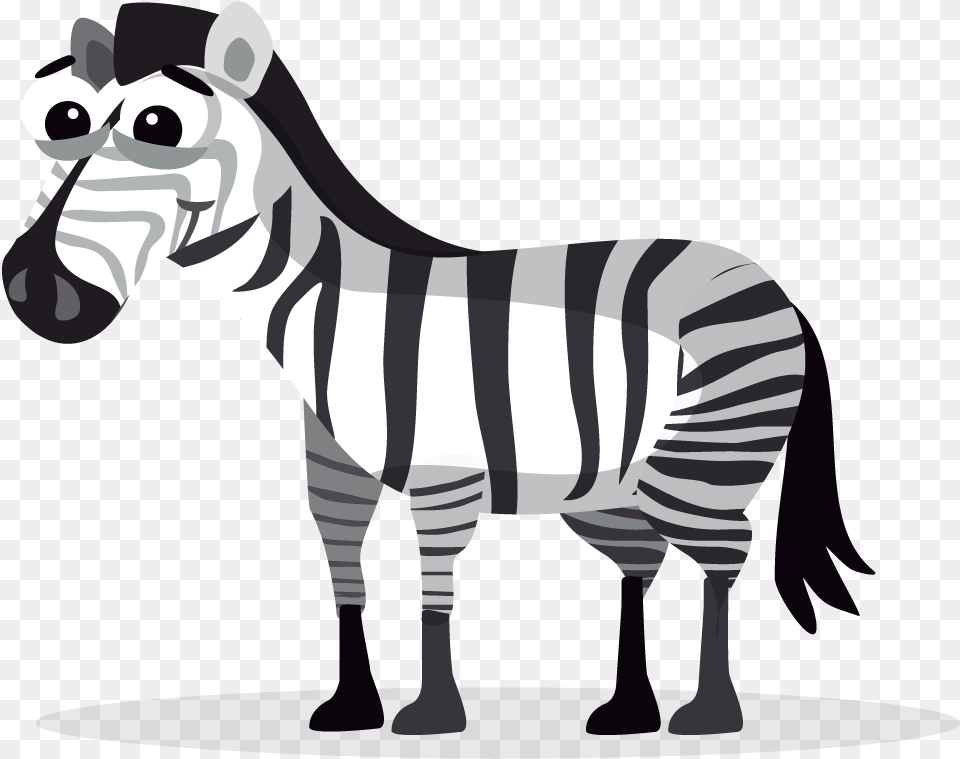 Clipart Cute Zebra Clip Art Cartoon Animals, Animal, Mammal, Wildlife Free Transparent Png