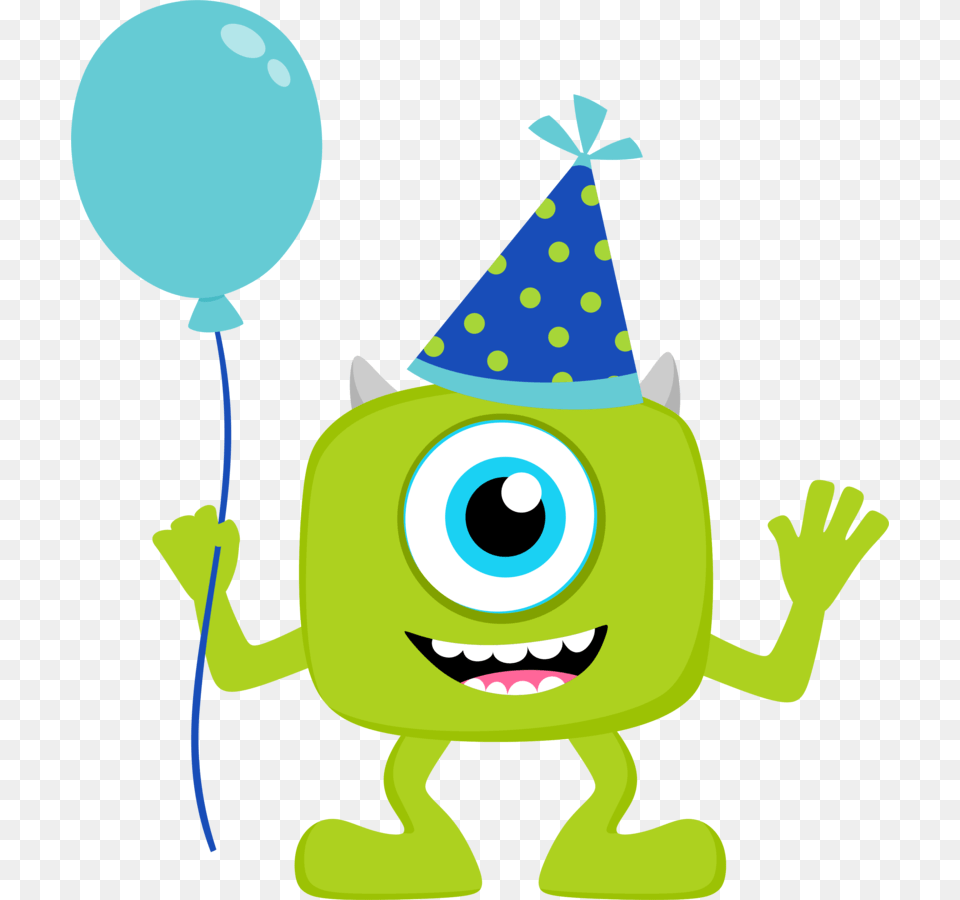 Clipart De Monster Party Isabel Monster, Clothing, Hat, Balloon, Baby Png Image