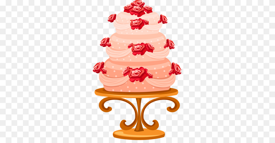 Clipart Decoupage And Album, Birthday Cake, Cake, Cream, Dessert Free Png Download