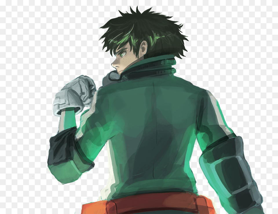 Clipart Deku Transparent Academia My Hero Academia Transparent, Adult, Person, Man, Male Free Png Download