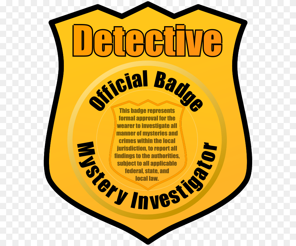 Clipart Detective Badge Eady, Logo, Symbol, Food, Ketchup Free Transparent Png