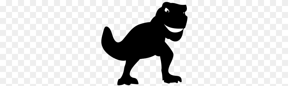 Clipart Dinosaur Black And White, Nature, Night, Outdoors, Astronomy Free Png Download