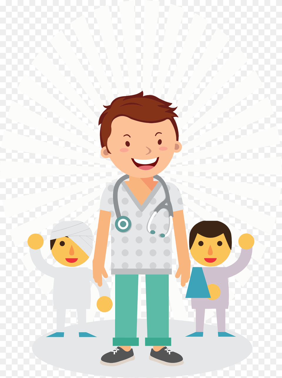 Clipart Doctor And Patient Clipart, Portrait, Photography, Person, Head Png Image