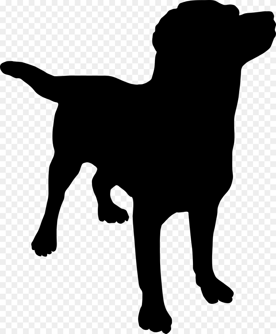 Clipart Dog Silhouette Clipart Best Clipart Best Dog Silhouette Transparent Background, Gray Free Png Download