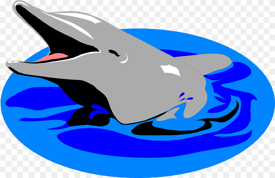 Clipart Dolphin Transparent Background Dolphin In The Water Clipart, Animal, Mammal, Sea Life, Fish Free Png