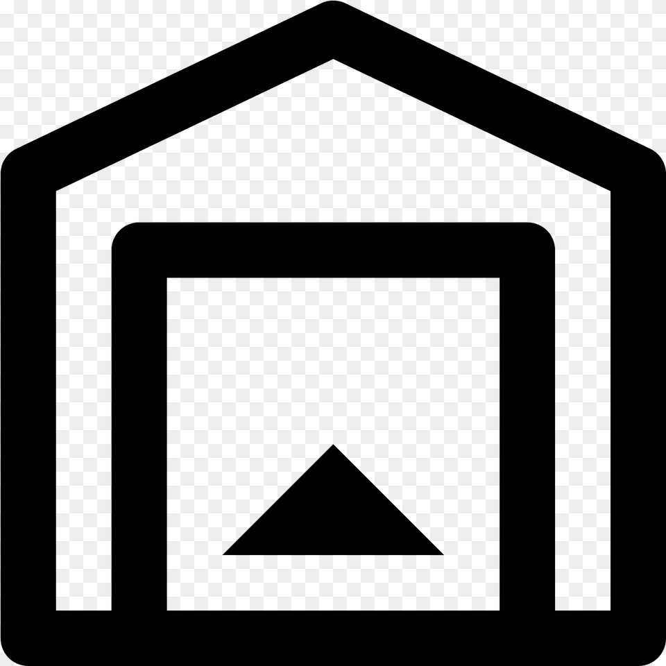 Clipart Door Puerta Hangar Icon, Gray Png Image