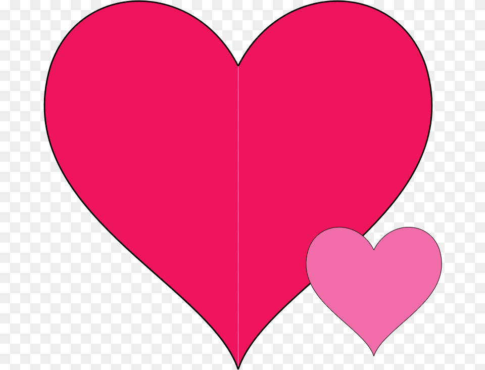 Clipart Double Hearts Doodle, Heart, Balloon Png Image