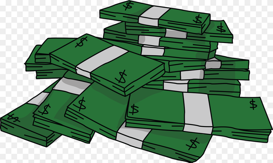 Clipart Collection Transparent High Quality Stacks Of Money Clipart, Green, Bulldozer, Machine Free Png Download