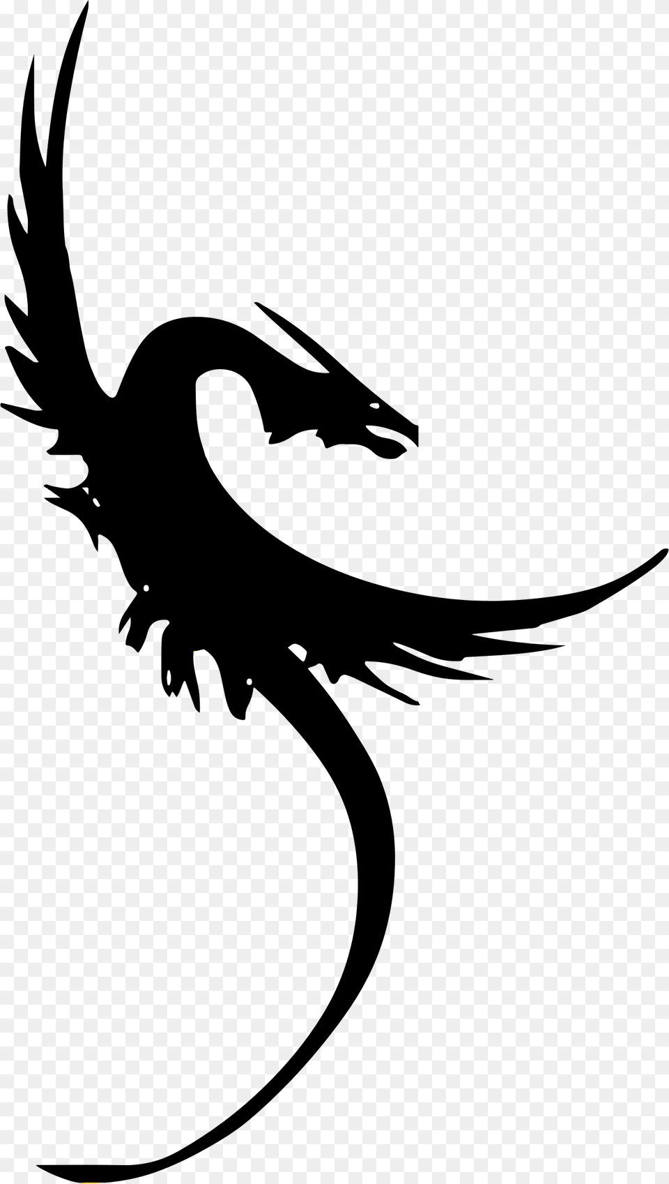 Clipart Dragon Symbol Background, Lighting, Cutlery, Outdoors, Silhouette Free Transparent Png