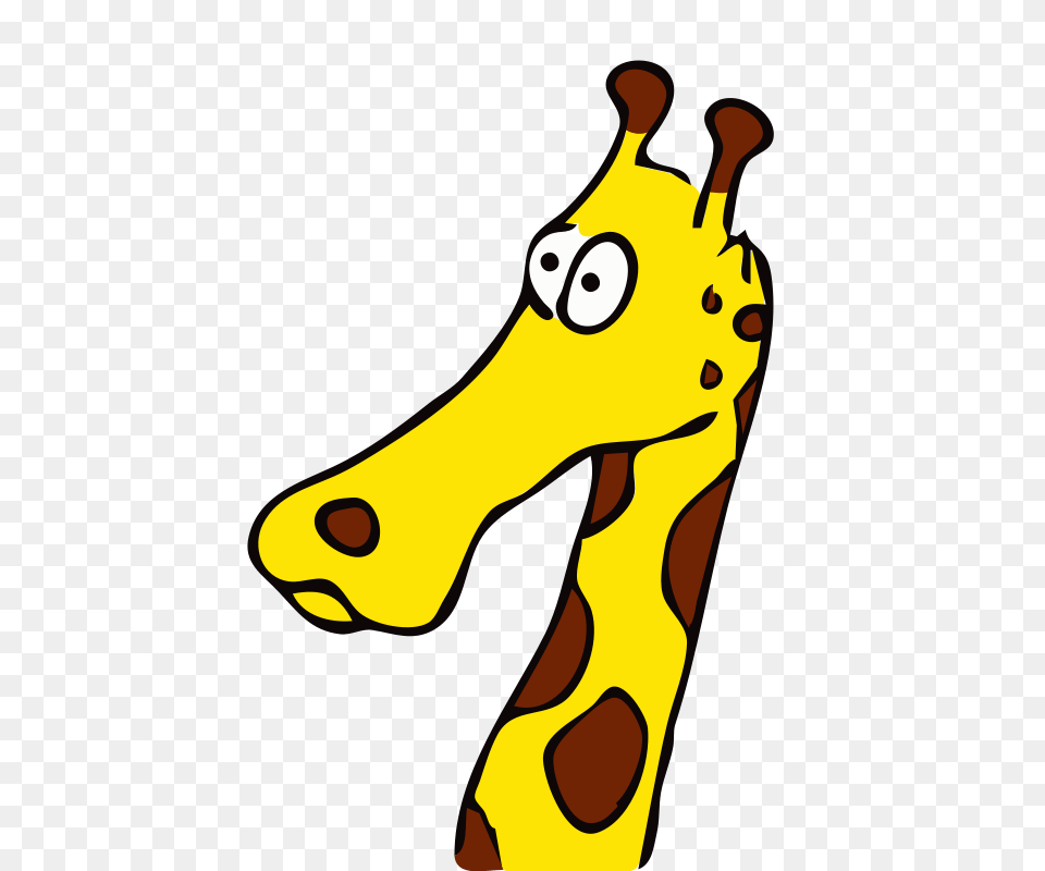 Clipart Drawn Giraffe Frankes, Banana, Food, Fruit, Plant Png Image