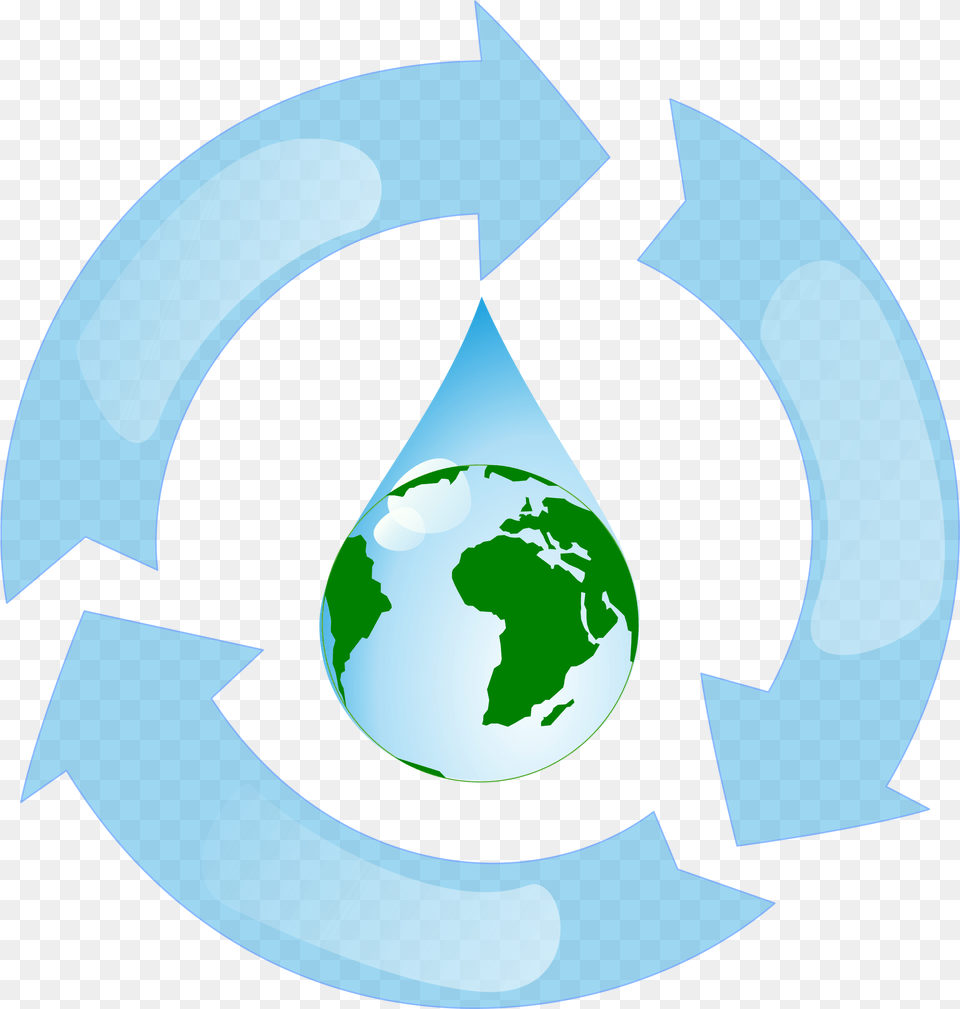 Clipart Earth Recycling Water Recycle Clipart, Recycling Symbol, Symbol Png Image