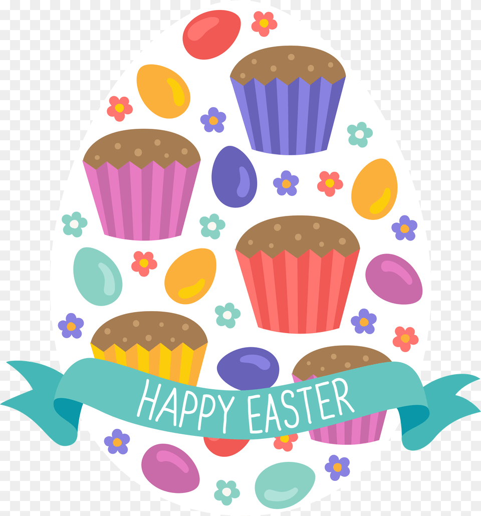 Clipart Easter Baking Happy Easter Baking Clipart, Food, Birthday Cake, Cake, Cream Png