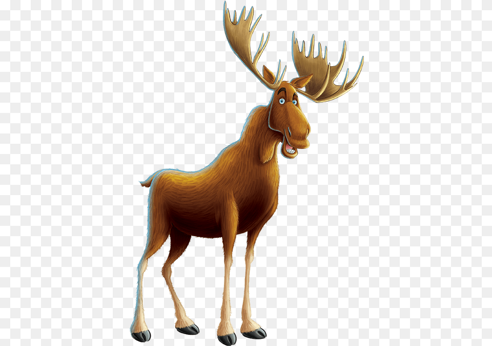 Clipart Easter Moose Transparent Free Animals Vacation Vbs, Animal, Deer, Mammal, Wildlife Png Image
