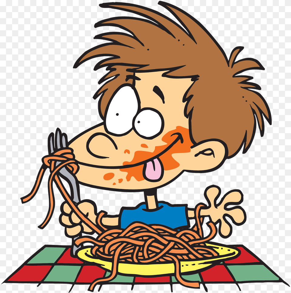 Clipart Eating Dinner Clip Art Images, Book, Comics, Publication, Cartoon Png