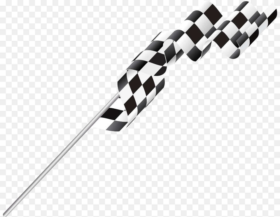 Clipart Elegant Racing Checkered Flag In Flag Png Image