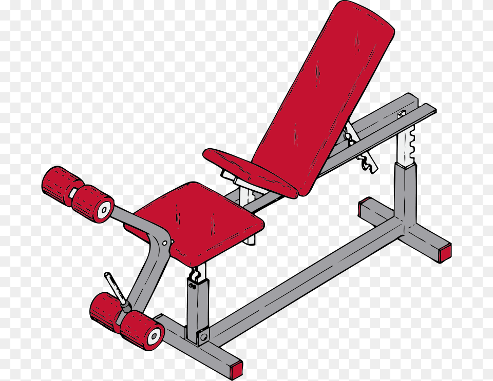Clipart Exercise Bench Johnny Automatic, Device, Tool, Plant, Lawn Mower Free Png