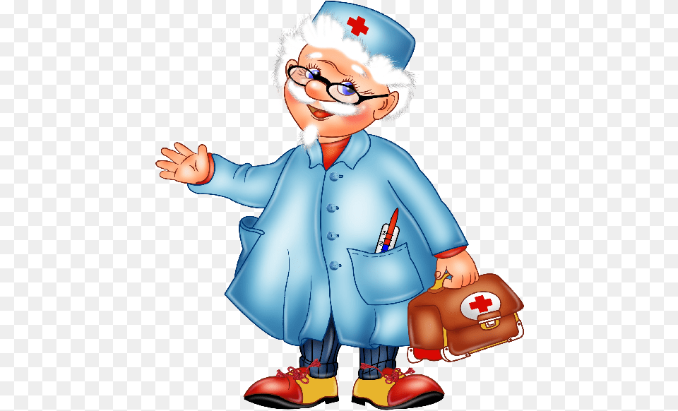 Clipart Exercise Elderly Doktor Ajbolit, Baby, Person, Face, Head Png Image