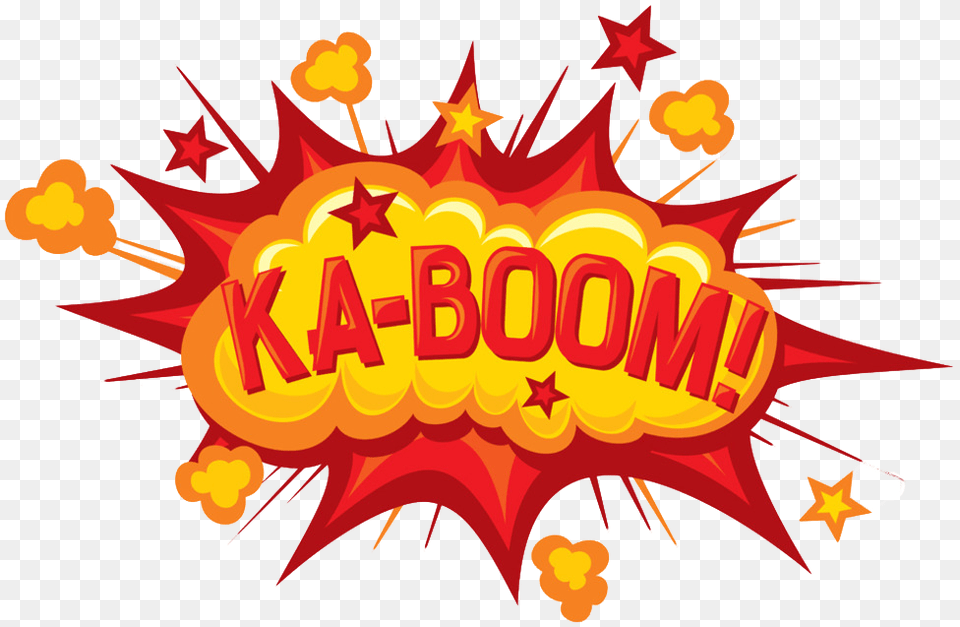 Clipart Explosion Kaboom Stock Market Crash Clipart, Logo, Dynamite, Weapon Free Png