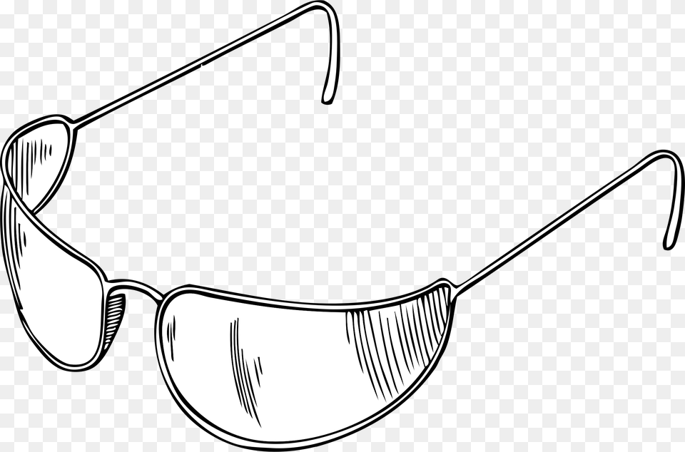 Clipart Eyeglasses Sketch Outline Of Sun Glasses, Accessories, Sunglasses Free Transparent Png