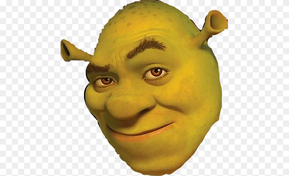Clipart Face Shrek Shrek Face Transparent Background, Head, Person, Baby, Alien Free Png Download