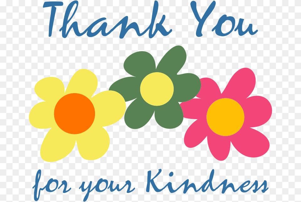 Clipart Fall Thank You Random Acts Of Kindness Thank You, Daisy, Flower, Plant, Art Png Image
