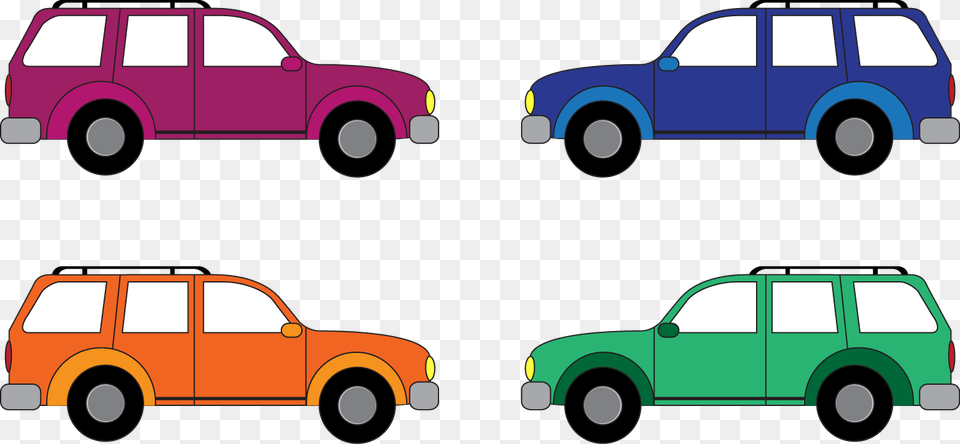 Clipart Family Cars Images In Cars Clipart, Vehicle, Car, Transportation, Wheel Free Png Download