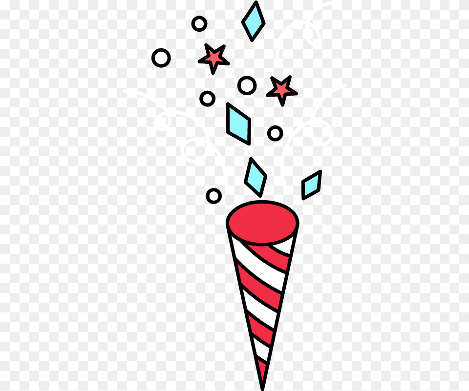 Clipart Firework Clipart, Cone Free Png
