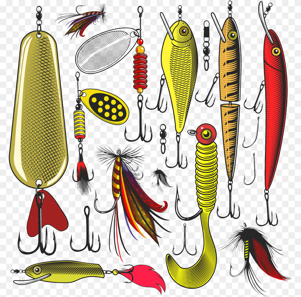 Clipart Fish Lure Clip Library Fishing Lure Cartoon Bass Fishing Lures, Fishing Lure Png