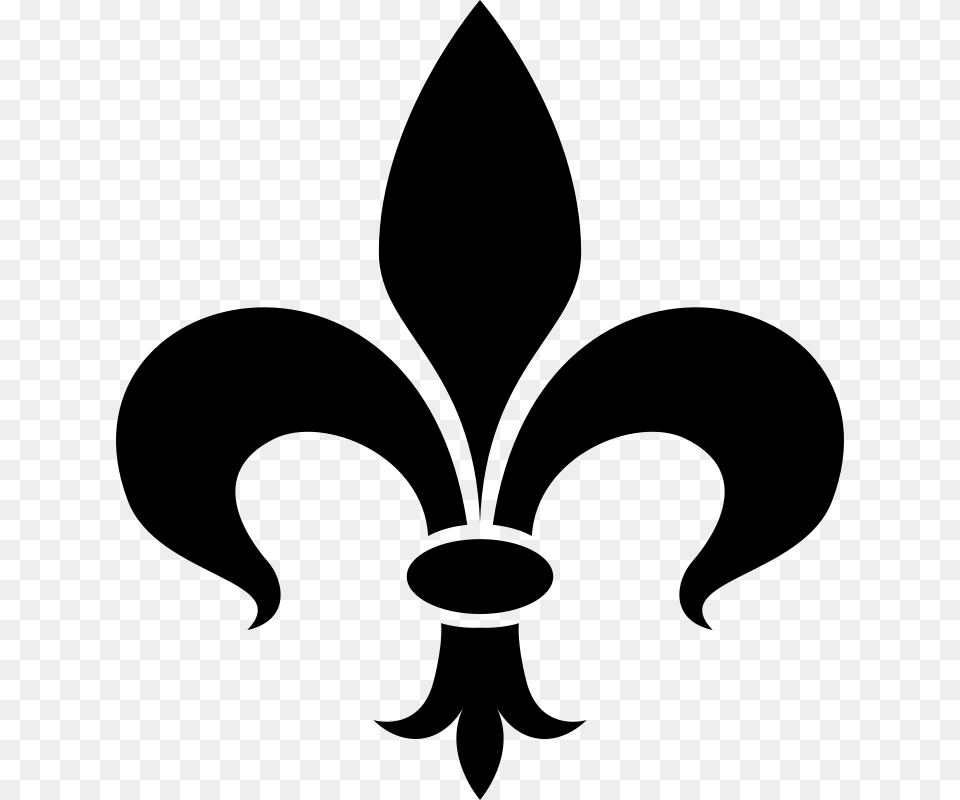 Clipart Fleur De Lys Lemmling, Gray Free Transparent Png