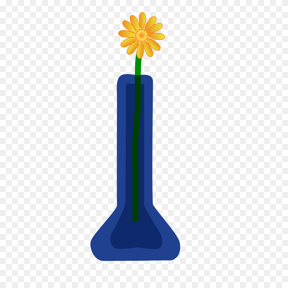 Clipart Flower In Vase Blue, Jar, Pottery, Daisy, Plant Free Png