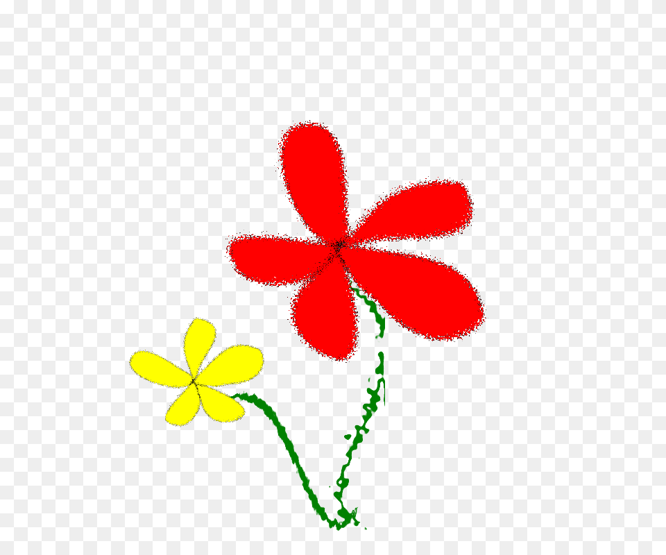 Clipart Flowers Yellow And Red Navaneethks, Art, Floral Design, Flower, Graphics Png Image