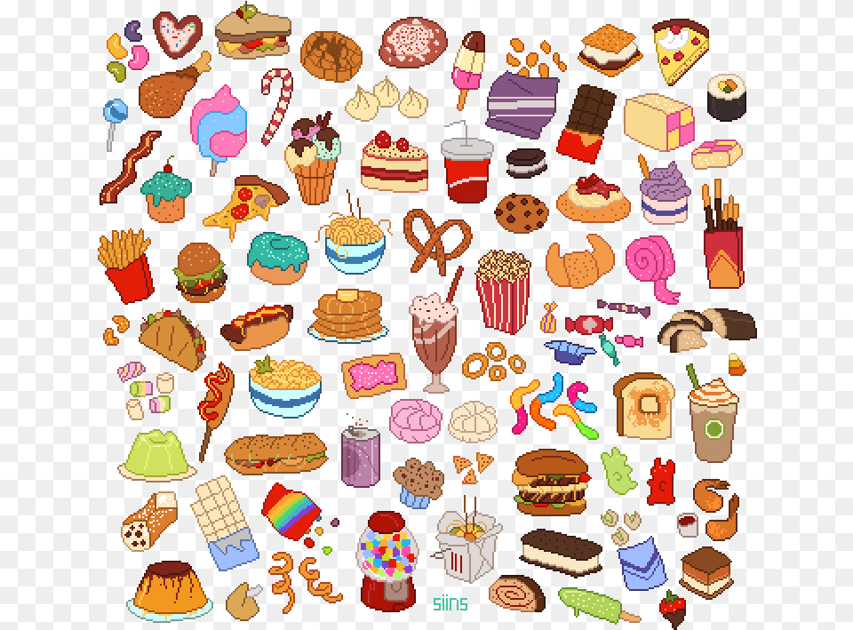 Clipart Food Collection Cute Notebooks With Food, Cream, Dessert, Icing, People Free Png Download