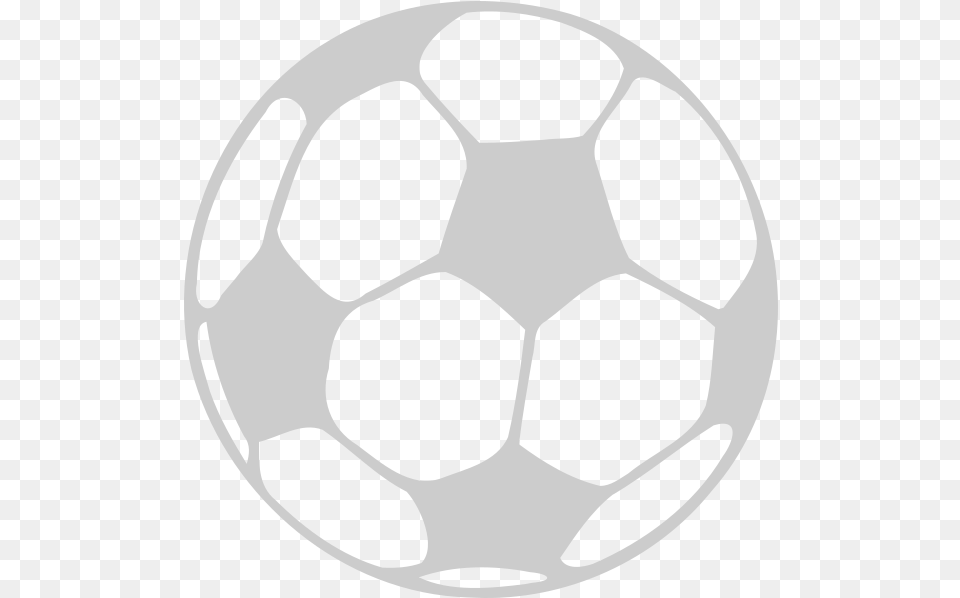 Clipart Football Grey Transparent Soccer Ball Clipart Grey, Soccer Ball, Sport, Clothing, Hardhat Png