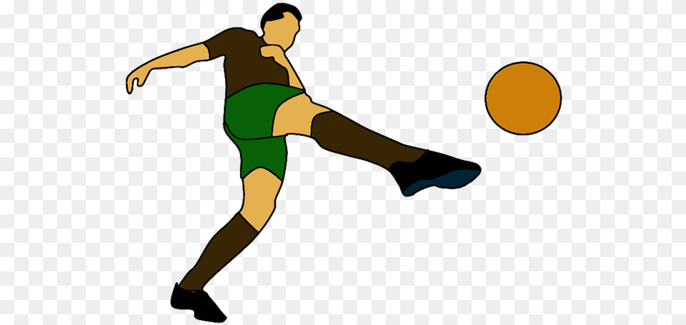 Clipart Football Lace Football, Person, Kicking, Sport, Tennis Png Image